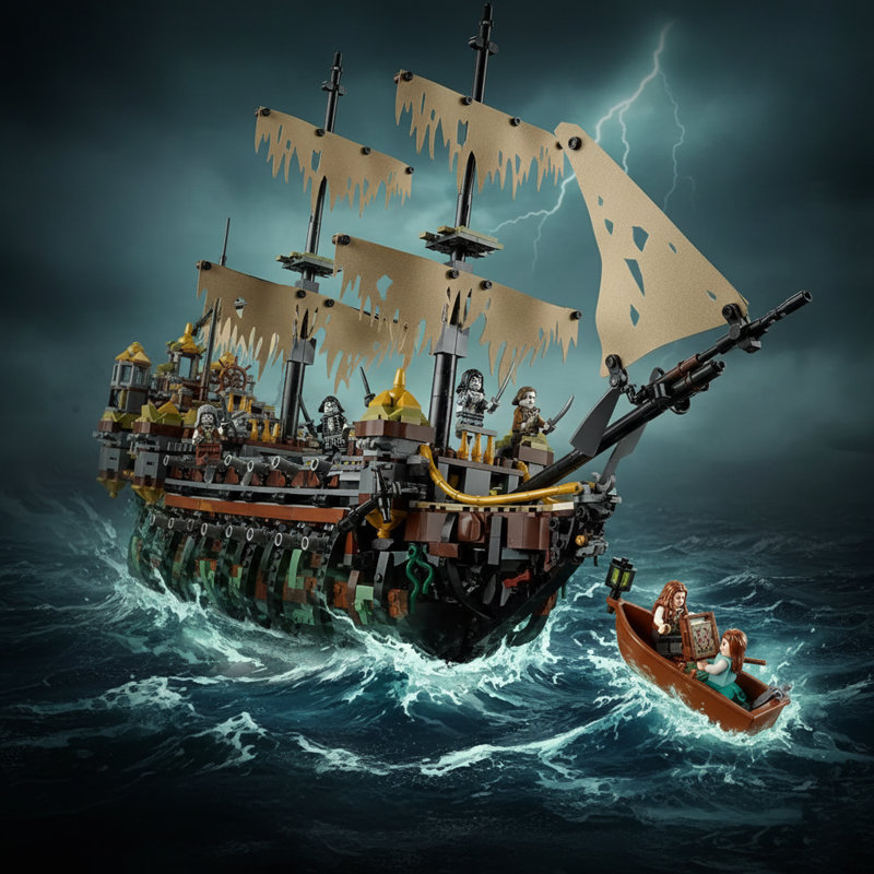 Silent Mary Ship building blocks 71042