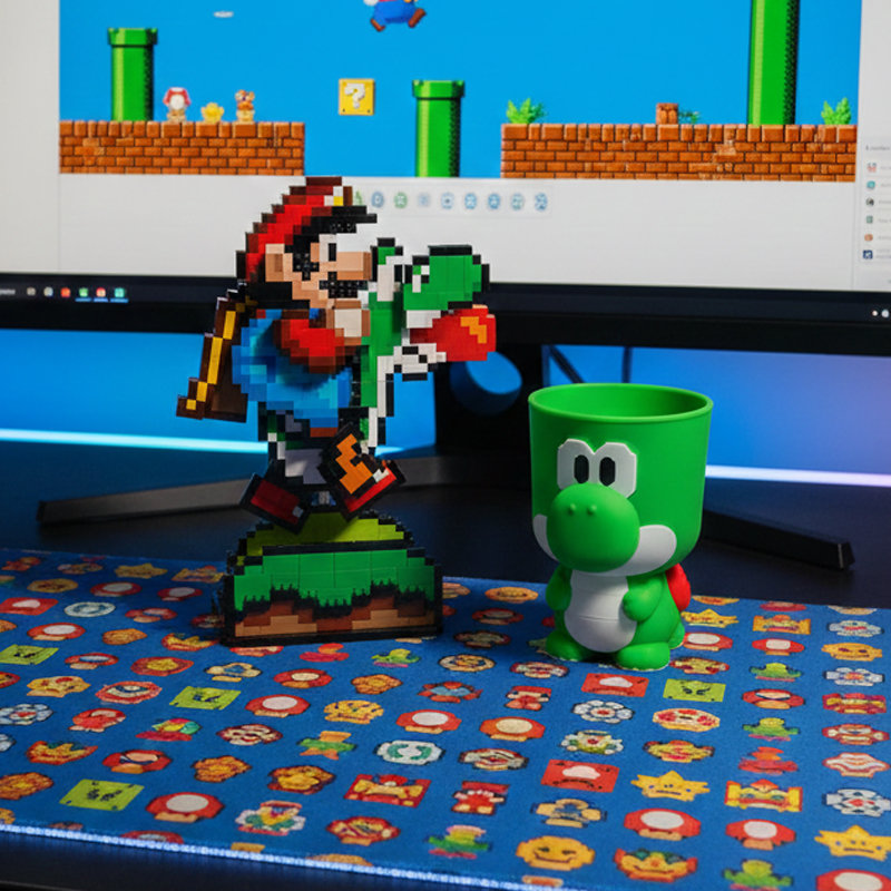 Mario & Yoshi building blocks 71438