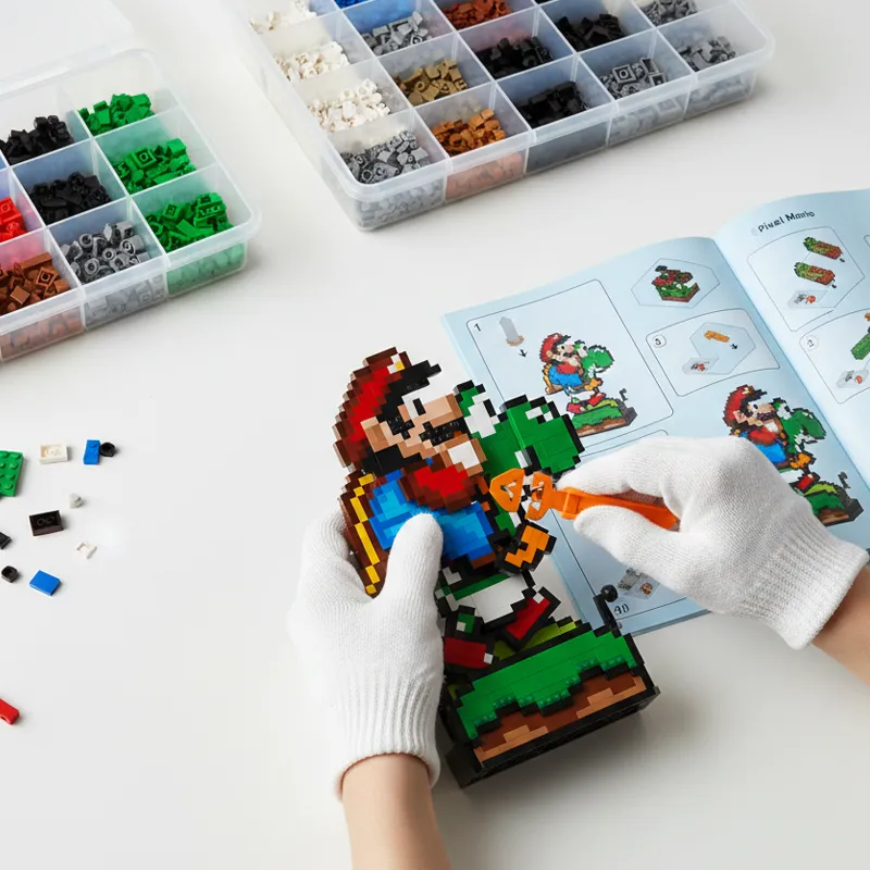 Adventure World: Hero & Dino building blocks model - chaoxingtoys