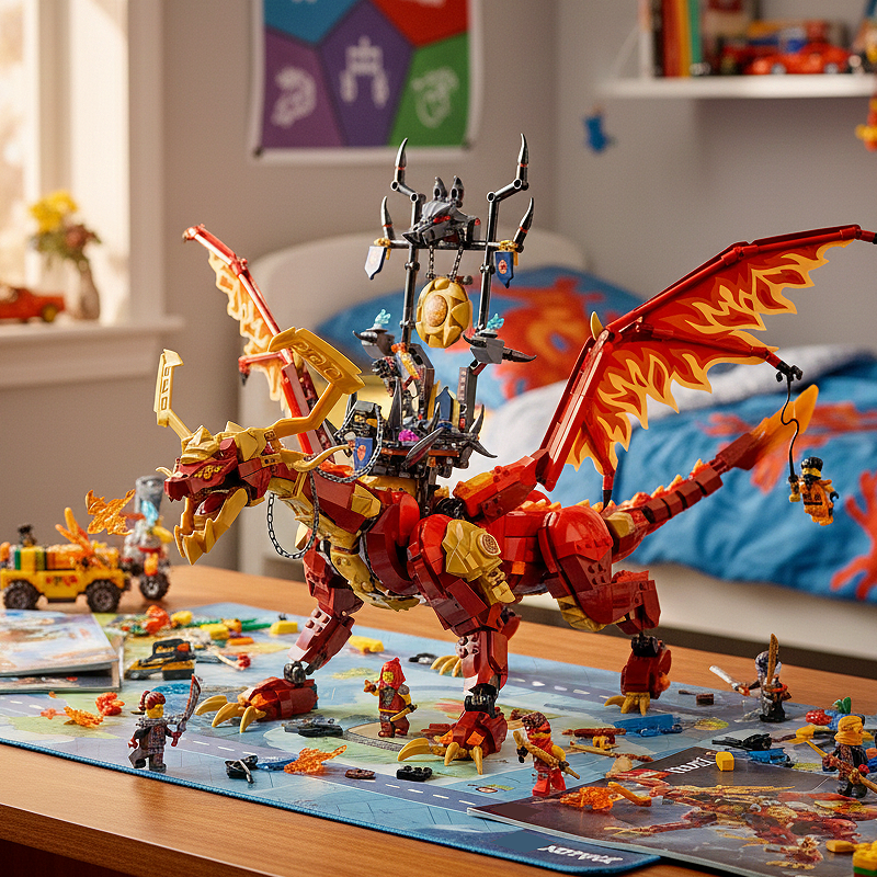 Dynamic Motion Dragon building blocks model - chaoxingtoys