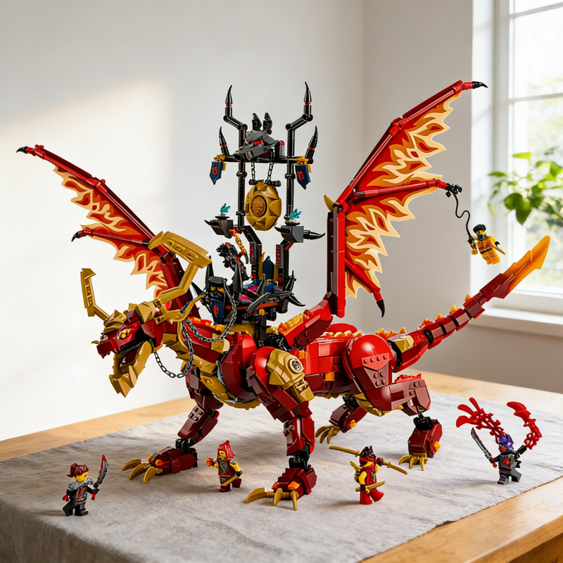 Dynamic Motion Dragon building blocks model - chaoxingtoys