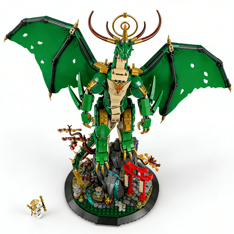 Ancient Guardian Dragon building blocks model - chaoxingtoys