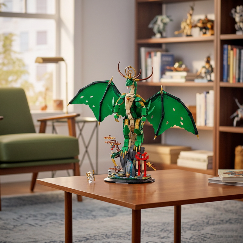 Ancient Guardian Dragon building blocks model - chaoxingtoys