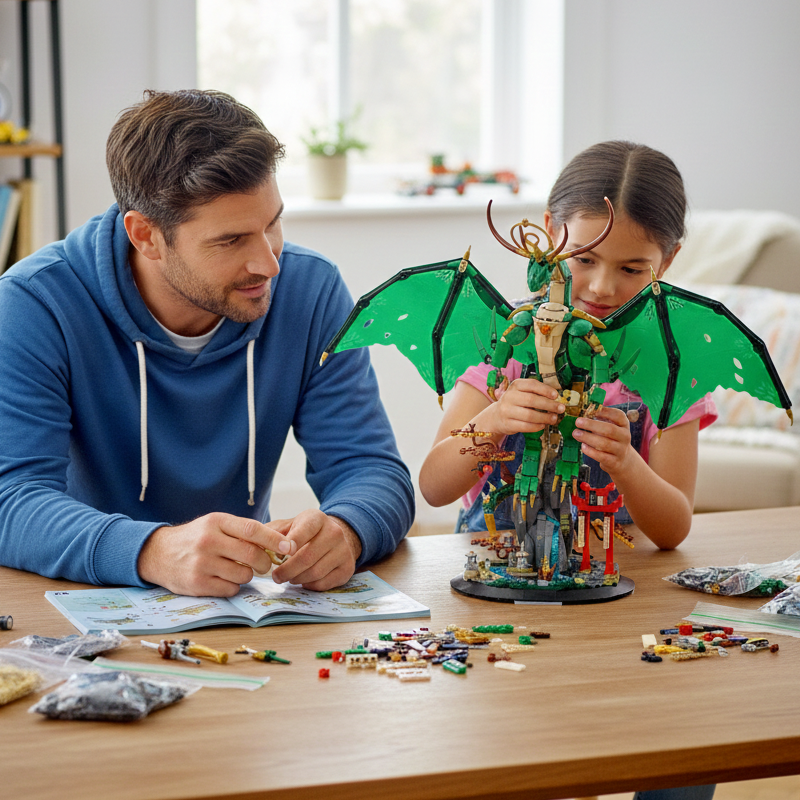 Ancient Guardian Dragon building blocks model - chaoxingtoys