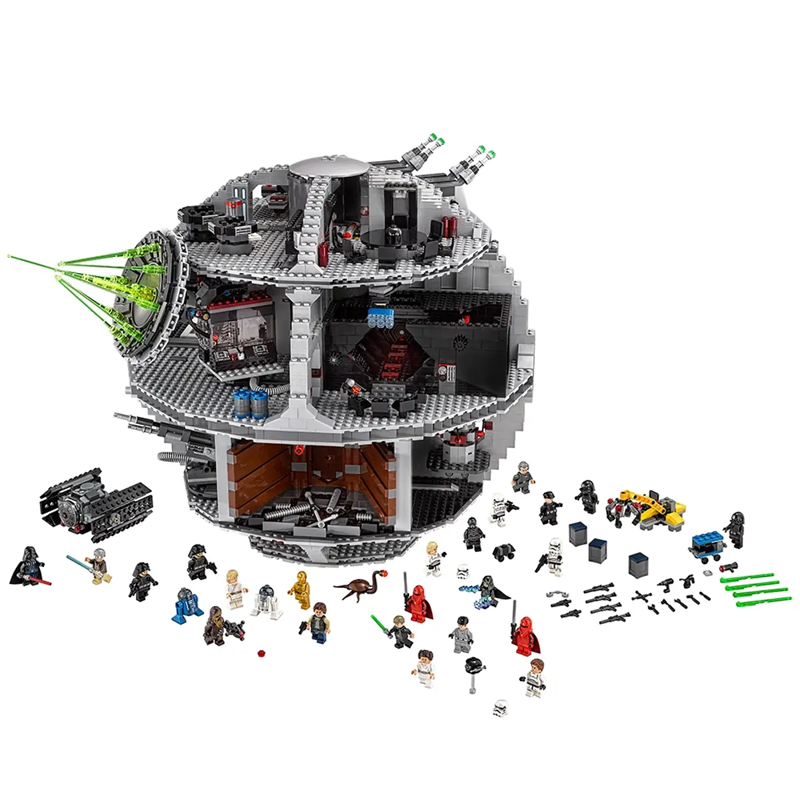 Death Star building blocks model - chaoxingtoys