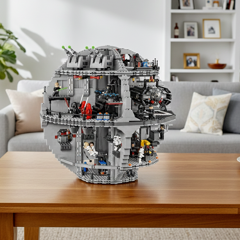 Death Star building blocks model - chaoxingtoys