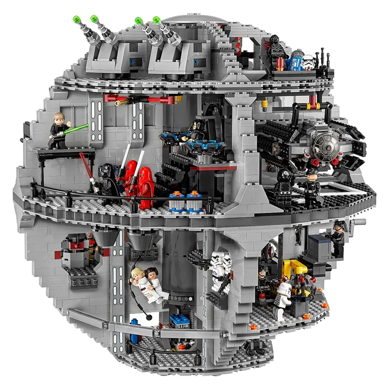 Death Star building blocks model - chaoxingtoys