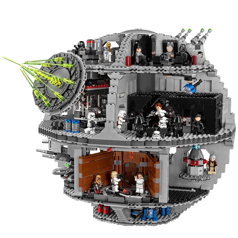 Death Star building blocks model - chaoxingtoys
