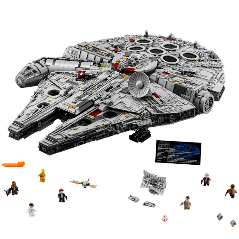 Large Falcon Ship building blocks model - chaoxingtoys