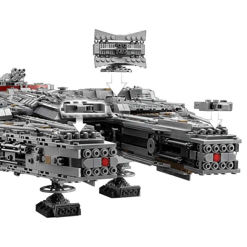 Large Falcon Ship building blocks model - chaoxingtoys