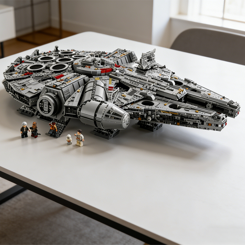 Large Falcon Ship building blocks model - chaoxingtoys