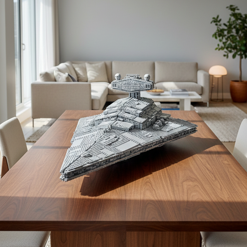 UCS Ship Destroyer building blocks model - chaoxingtoys