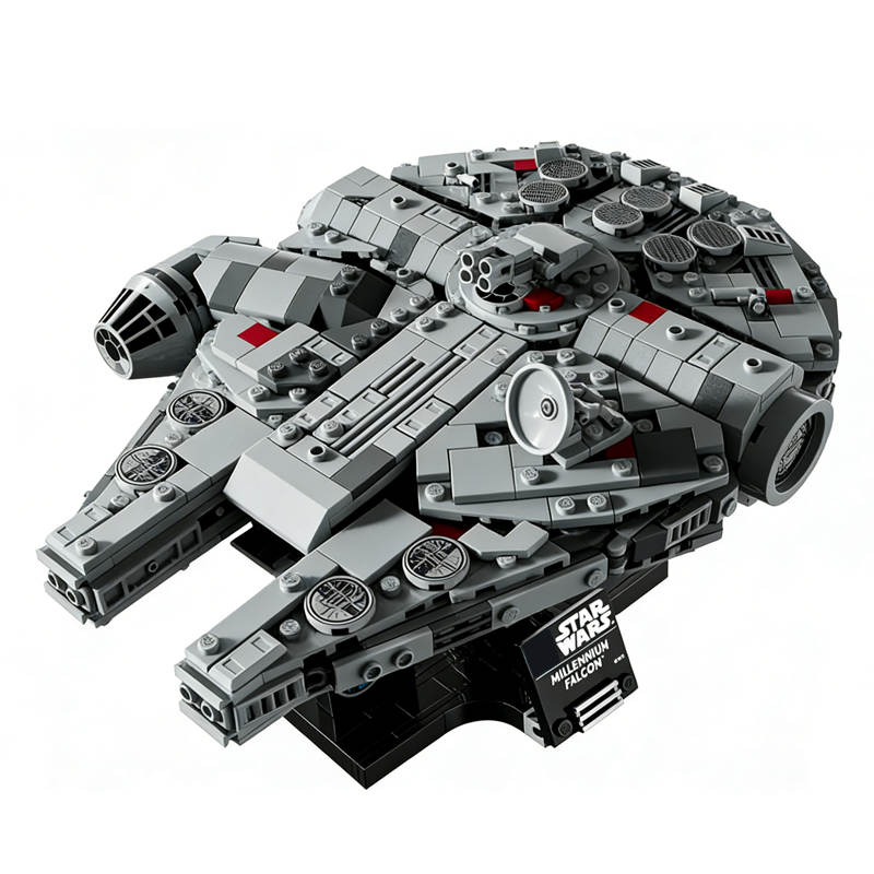 Classic Galactic Cargo Freighter building blocks model - chaoxingtoys