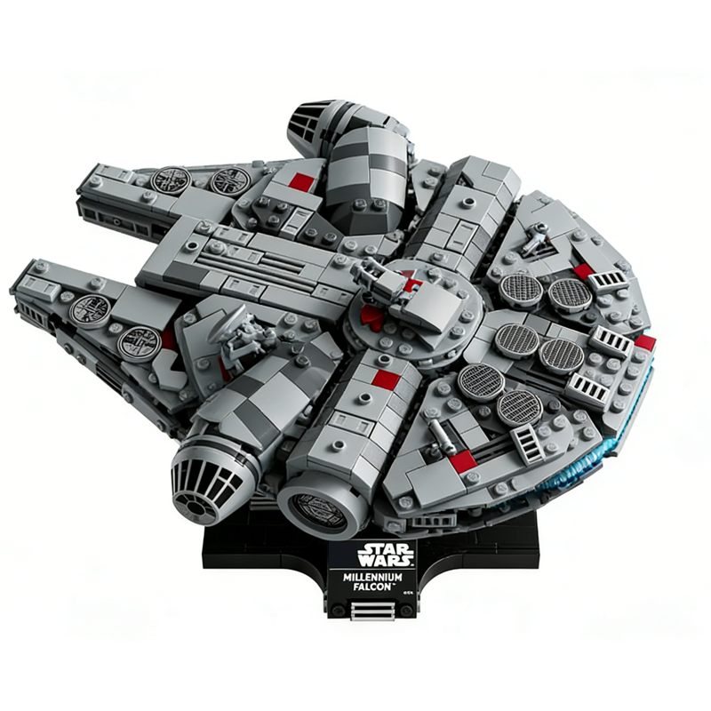 Classic Galactic Cargo Freighter building blocks model - chaoxingtoys