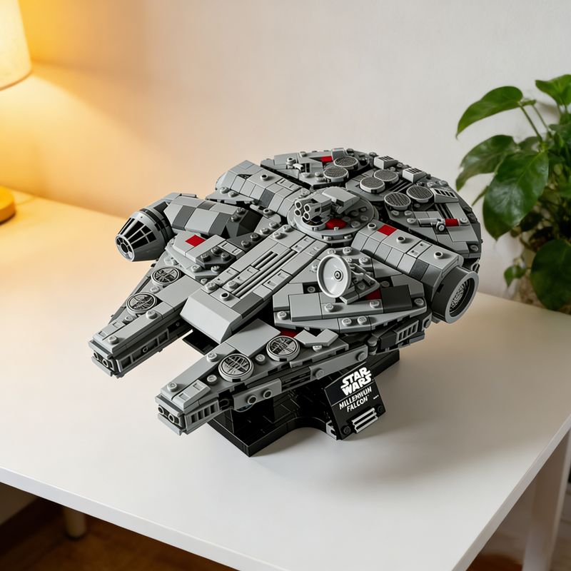 Classic Galactic Cargo Freighter building blocks model - chaoxingtoys