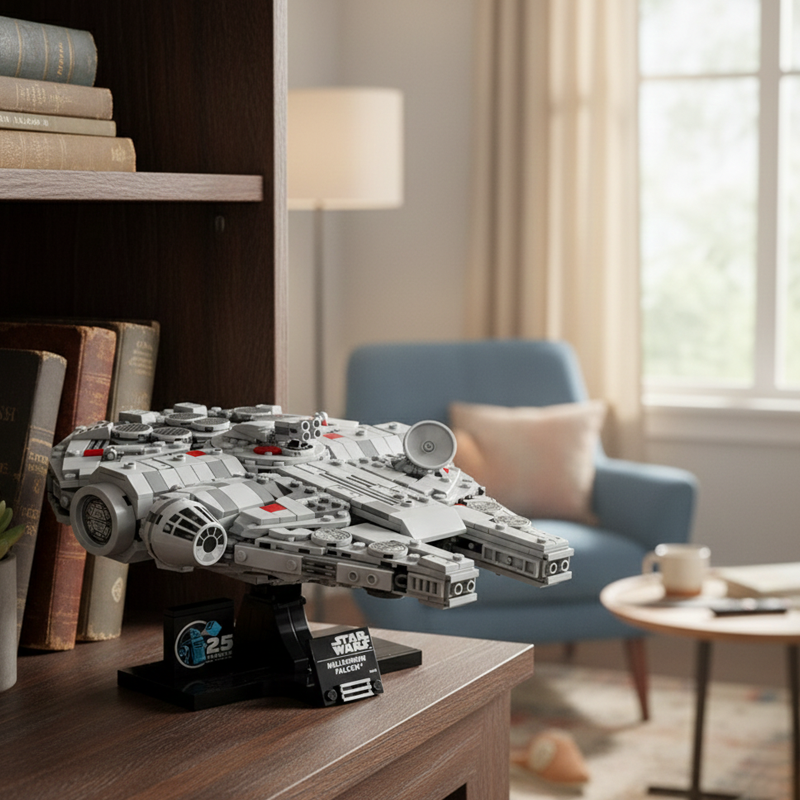 Classic Galactic Cargo Freighter building blocks model - chaoxingtoys