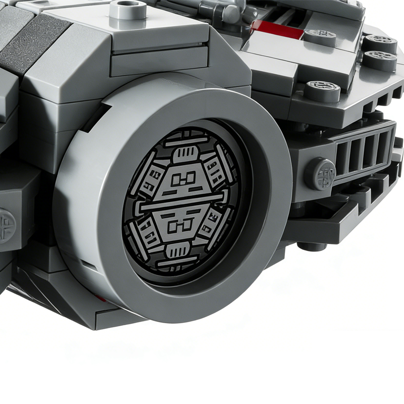 Classic Galactic Cargo Freighter building blocks model - chaoxingtoys