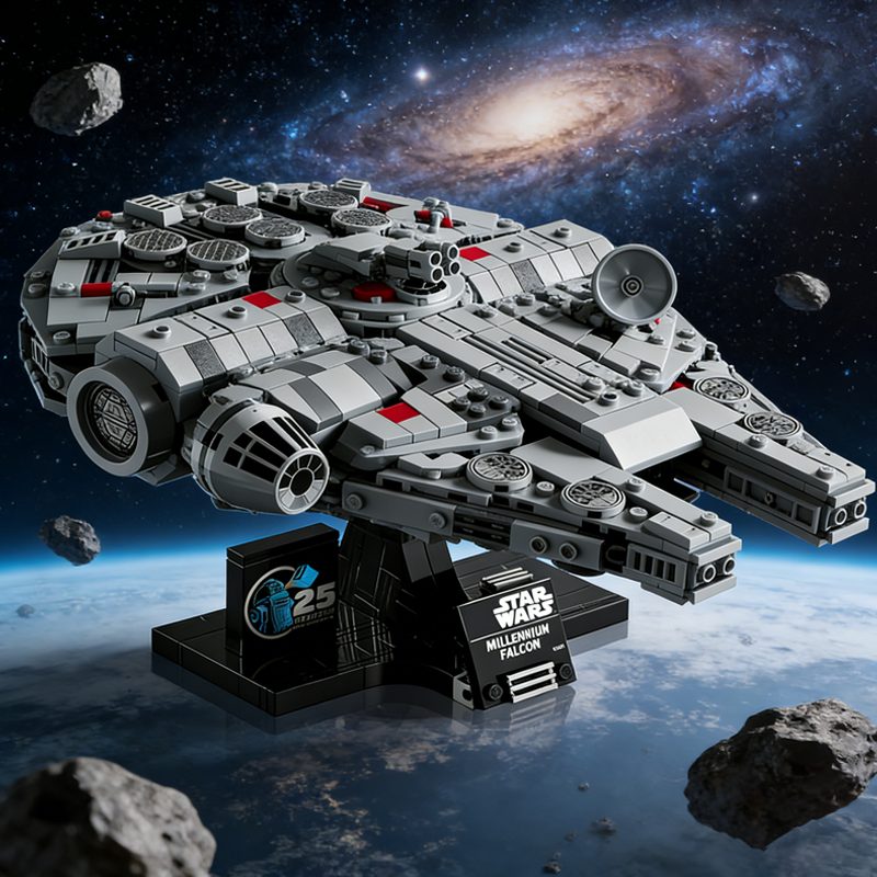 Classic Galactic Cargo Freighter building blocks model - chaoxingtoys