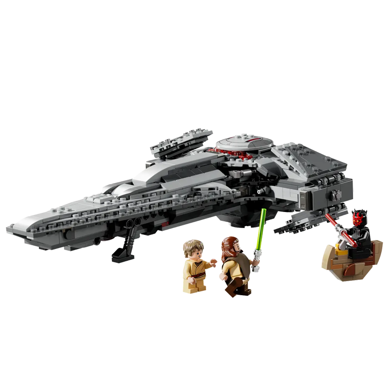 Dark Warrior Stealth Infiltration Spaceship building blocks model - chaoxingtoys