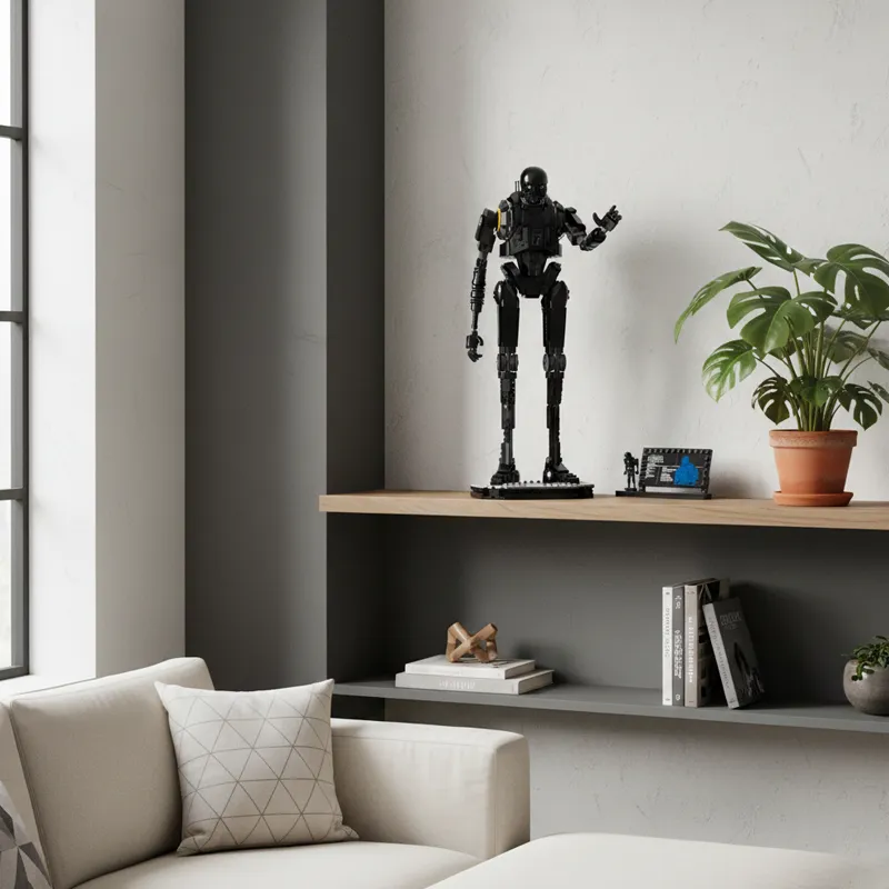 Security Droid building blocks model - chaoxingtoys