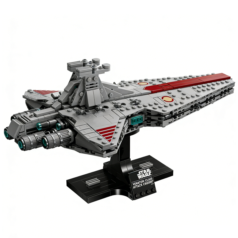 Large Galactic Republic-Style Battle Cruiser-chaoxingtoys