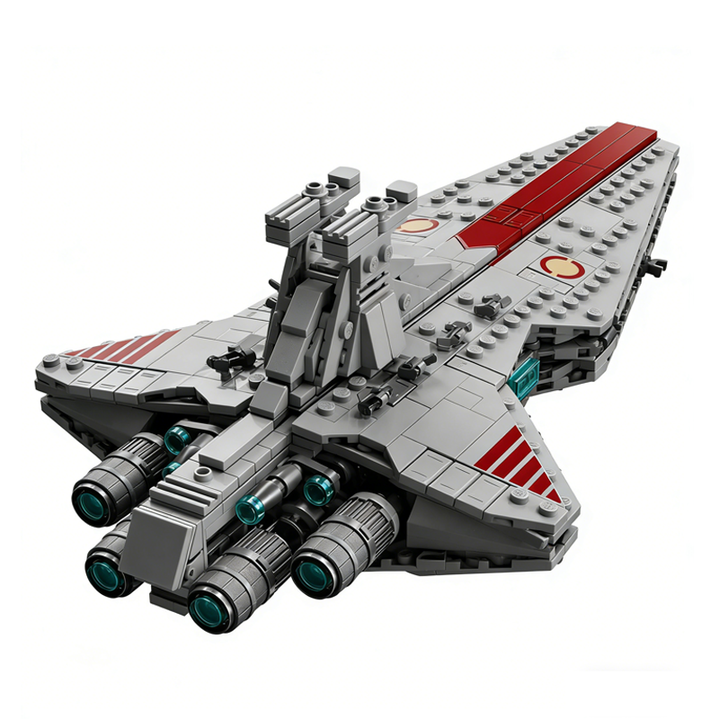 Large Galactic Republic-Style Battle Cruiser-chaoxingtoys