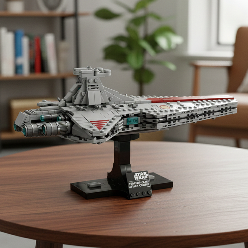 Large Galactic Republic-Style Battle Cruiser-chaoxingtoys