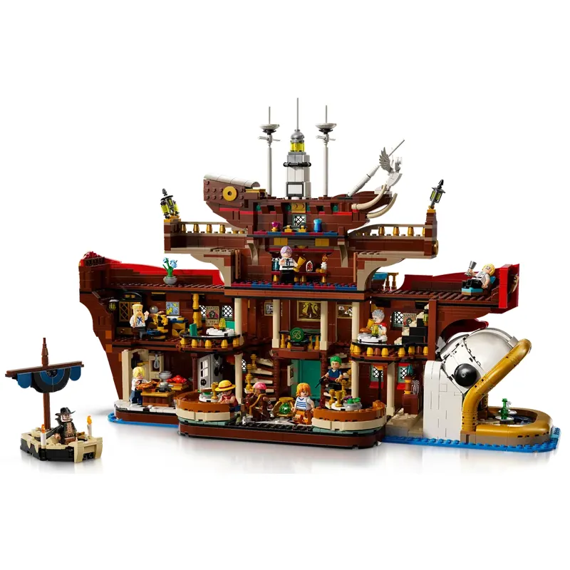Floating Restaurant building blocks model - chaoxingtoys