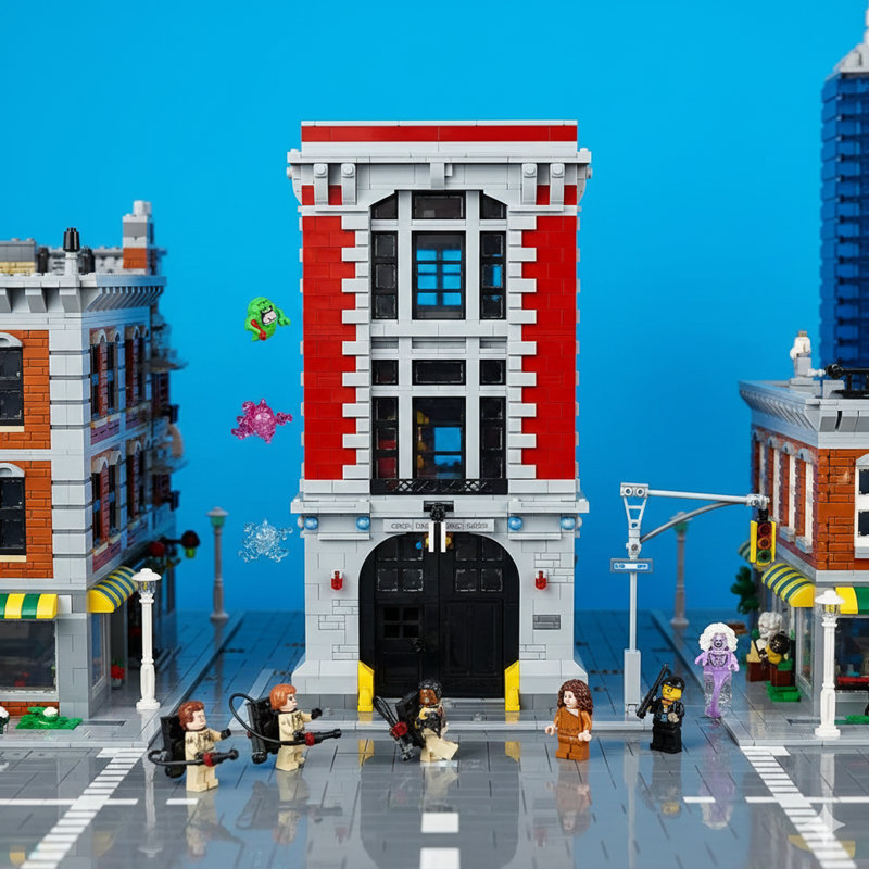 Ghostbusters Firehouse Headquarters building blocks 75827