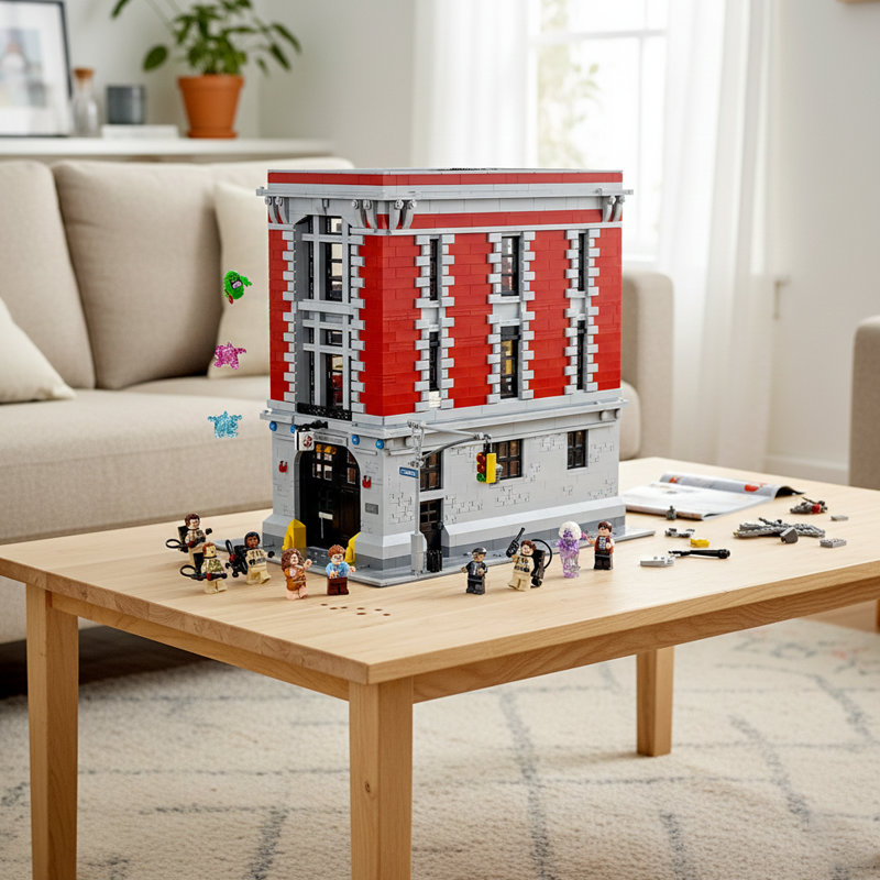 Ghostbusters Firehouse Headquarters building blocks 75827