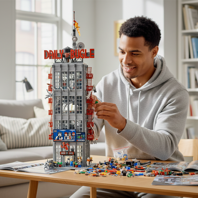 City News Headquarters Skyscraper Model-chaoxingtoys