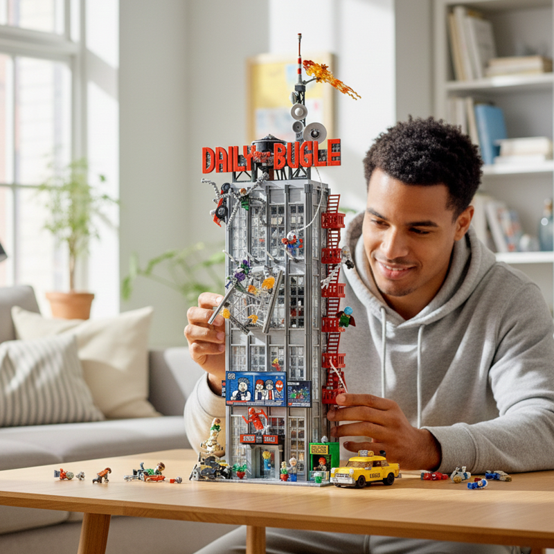 City News Headquarters Skyscraper Model-chaoxingtoys