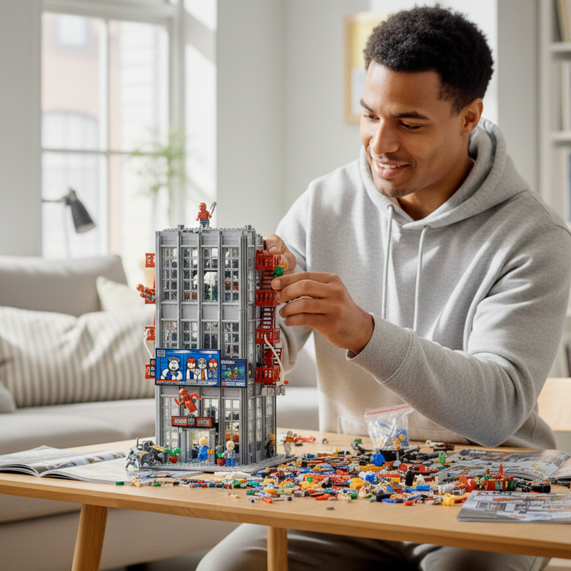 City News Headquarters Skyscraper Model-chaoxingtoys