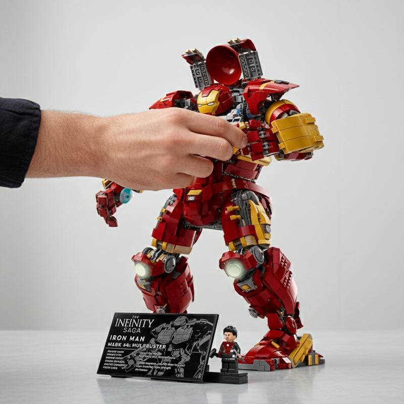 Hulkbuster​ building blocks model - chaoxingtoys
