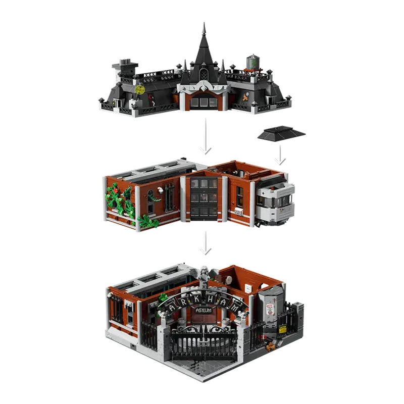 Arkham Asylum building blocks 76300