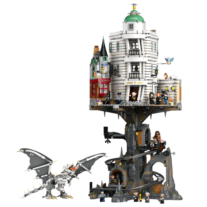 Wizard Bank building blocks model - chaoxingtoys