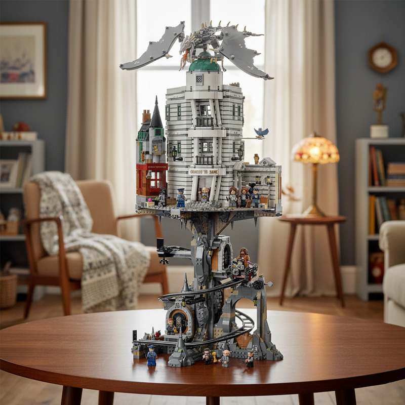 Wizard Bank building blocks model - chaoxingtoys