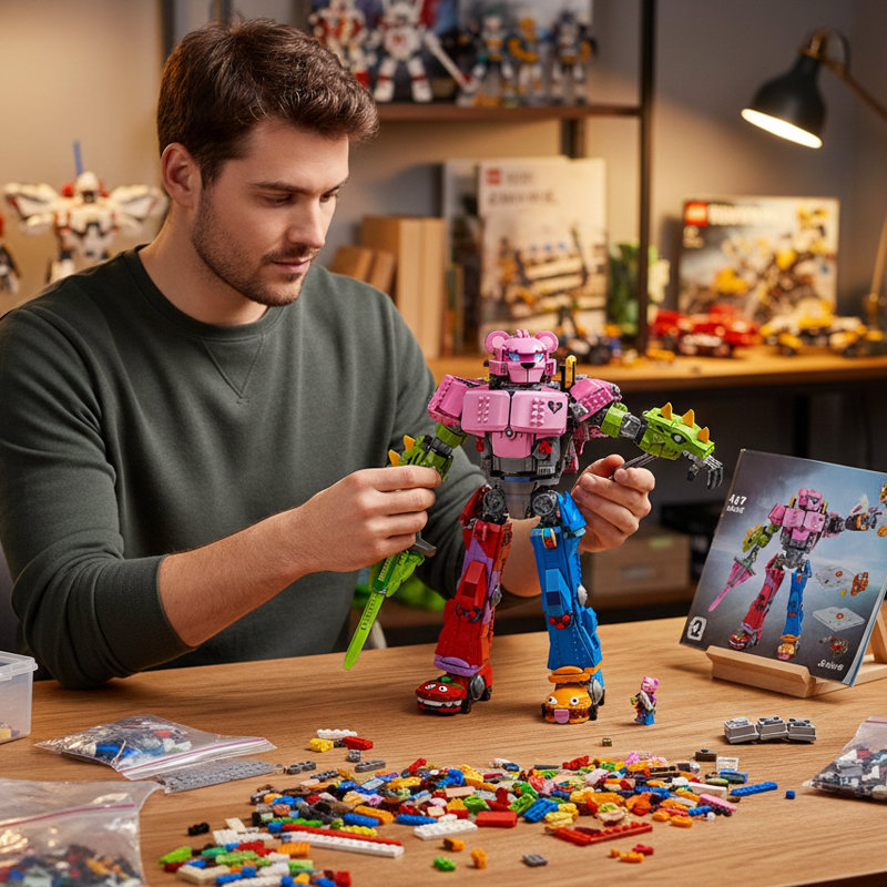 Mech Squad Leader building blocks 77078