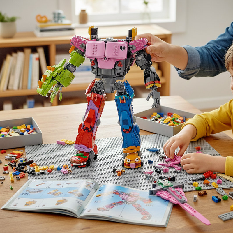 Mech Squad Leader building blocks 77078