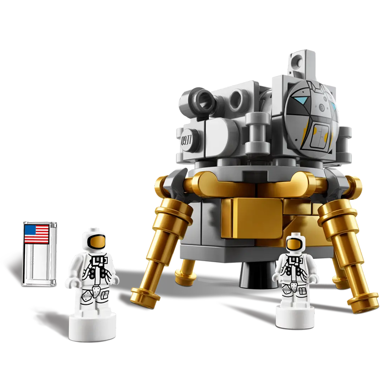 Historic Lunar Launch Rocket building blocks model - chaoxingtoys