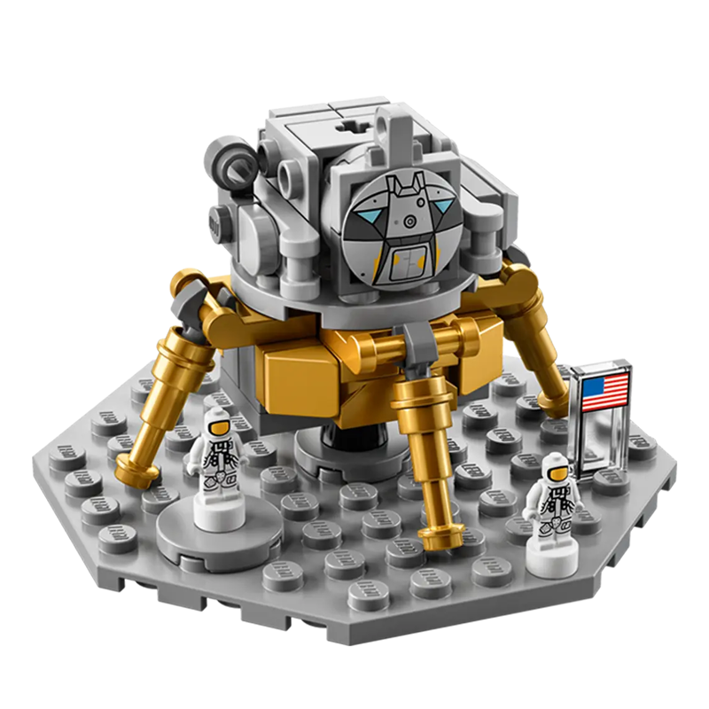 Historic Lunar Launch Rocket building blocks model - chaoxingtoys