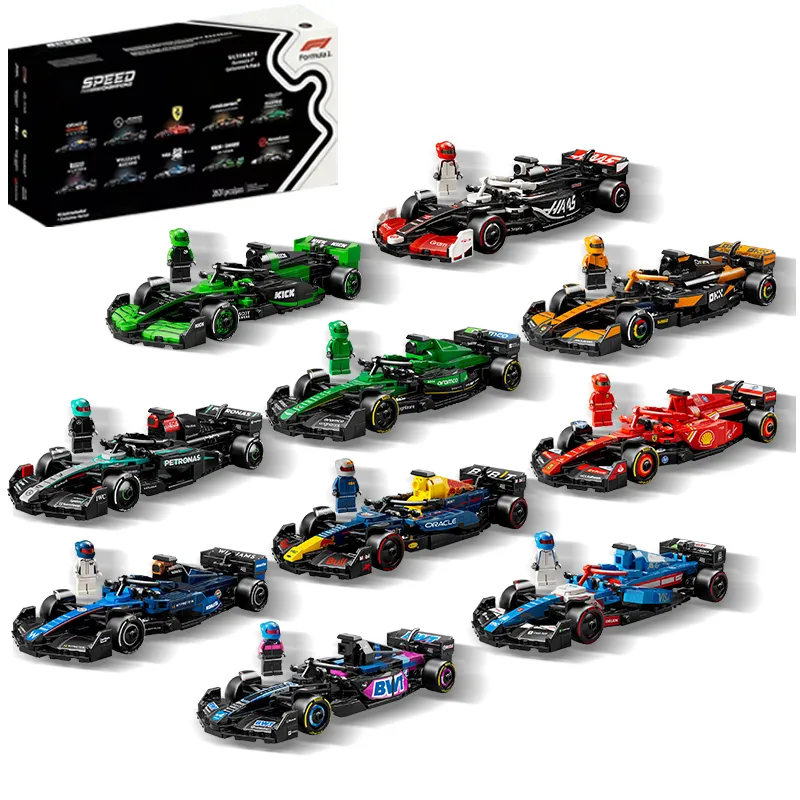 Formula 1 car building blocks (10 designs)77242-7725