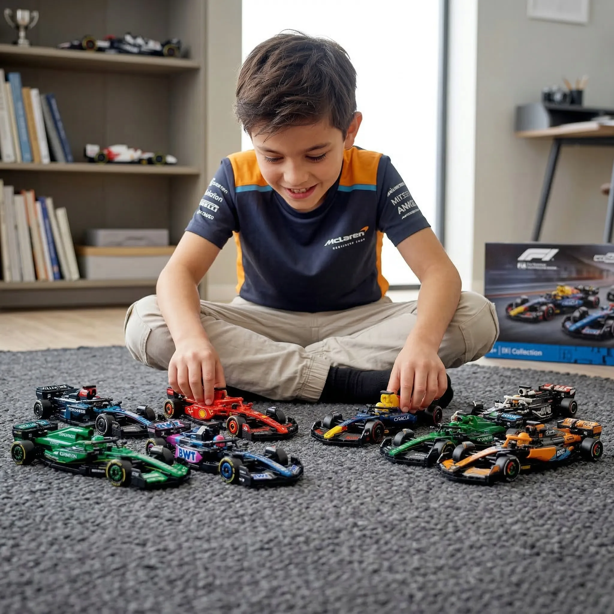 Formula 1 car building blocks (10 designs)77242-7725