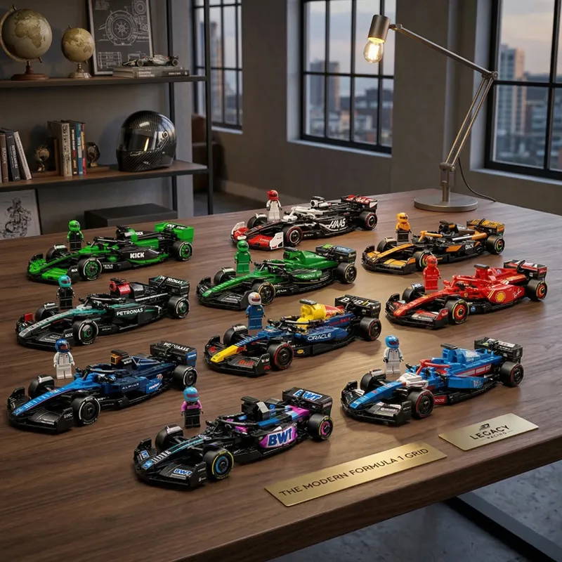Formula 1 car building blocks (10 designs)77242-7725