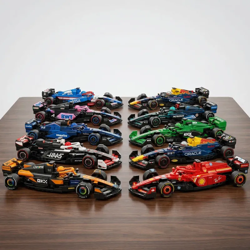 Formula 1 car building blocks (10 designs)77242-7725