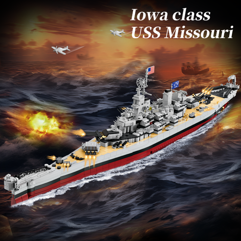 lowa class USS Missouri-chaoxingtoys