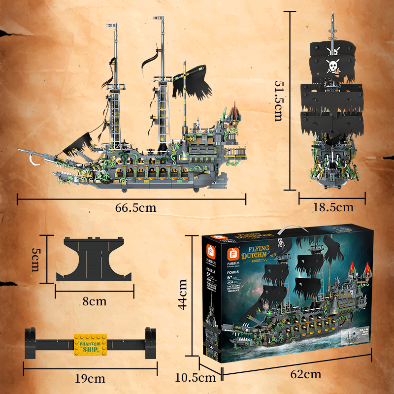 Flying Dutchman Ghost Ship-chaoxingtoys