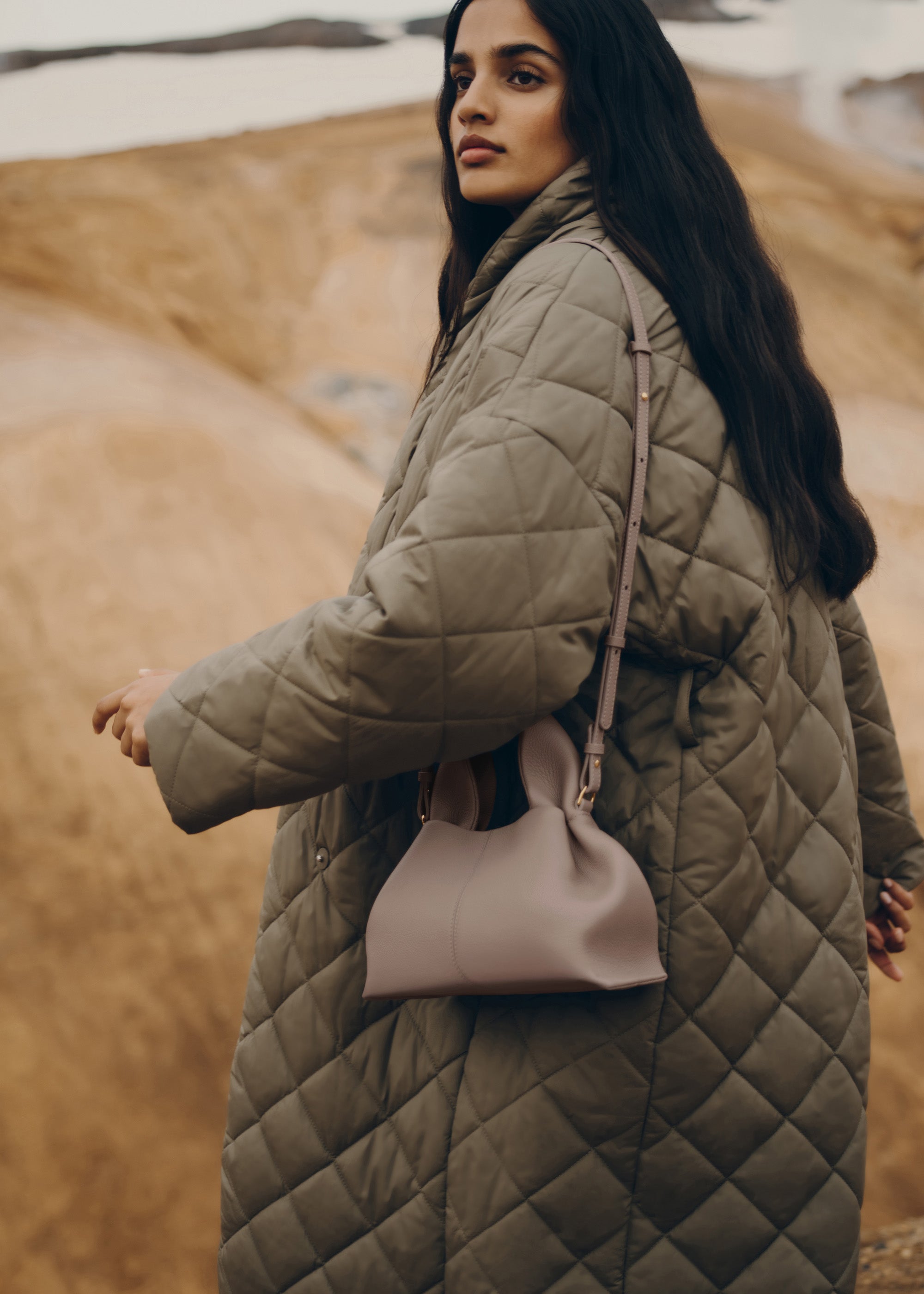 Sac Le Neuf Mini - Taupe Grainé