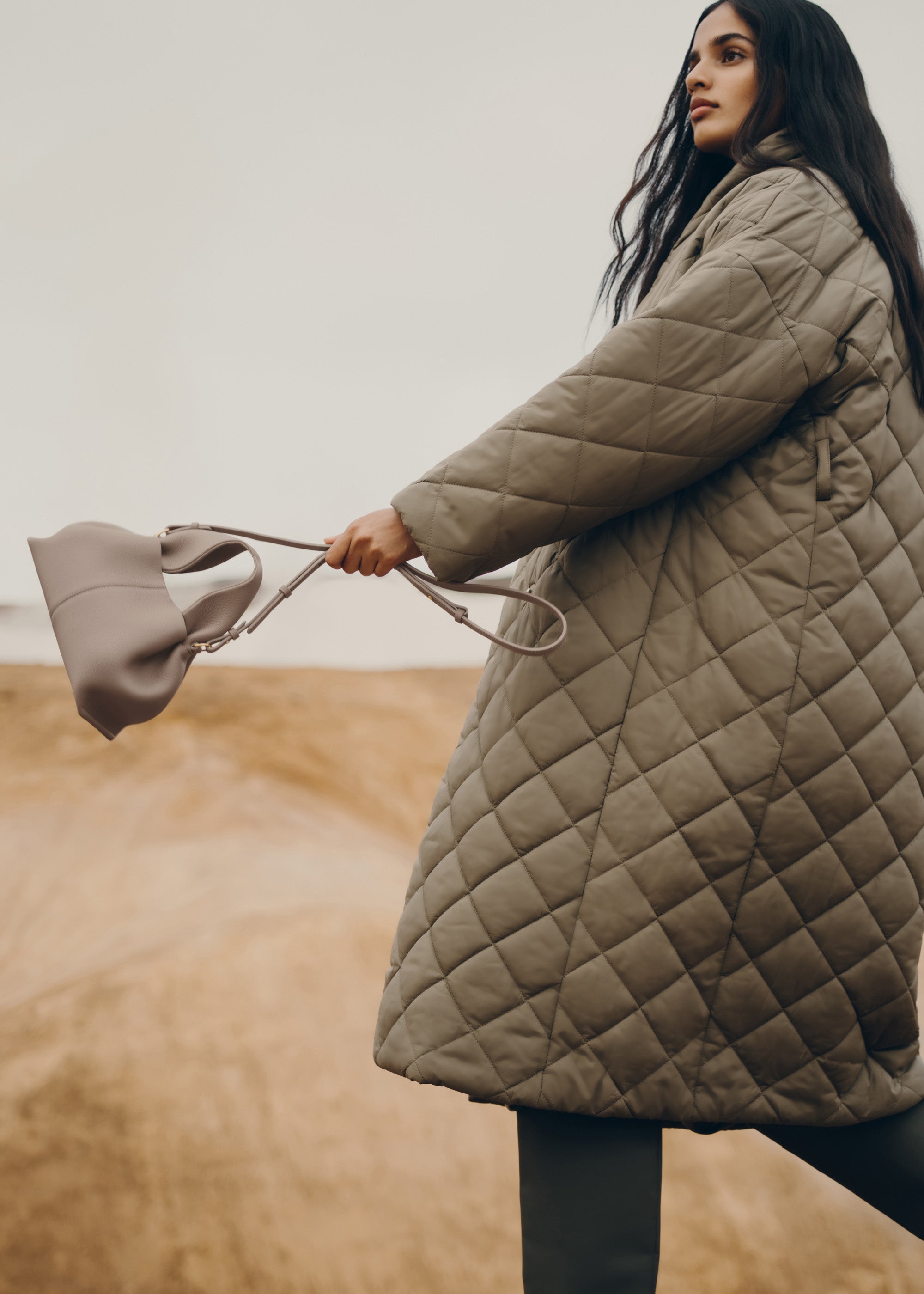 Sac Le Neuf Mini - Taupe Grainé