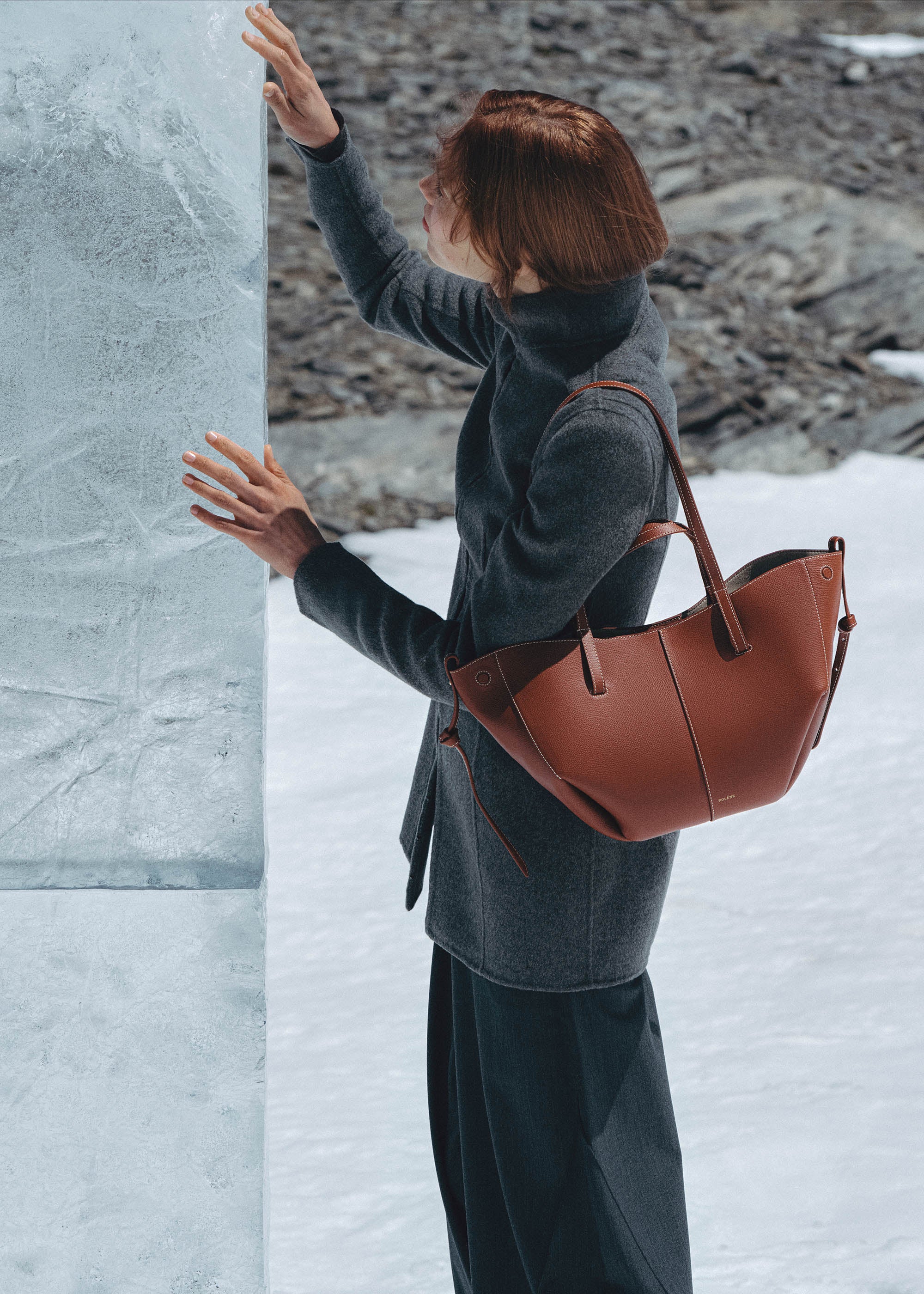 Sac Cyma Mini - Cognac Grainé